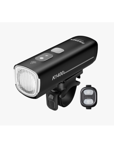 Lampe avant RAVEMEN K1400 / Route-Gravel-VTT intelligente