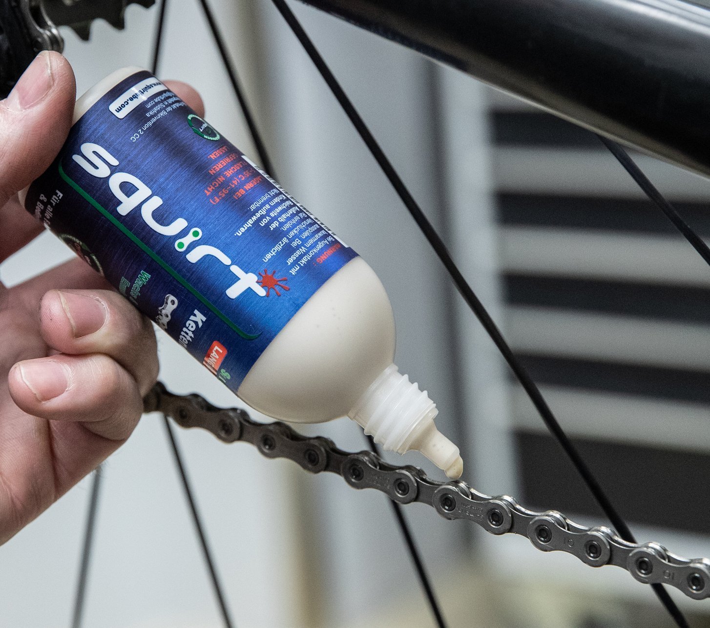 Lubrifiant pour chaîne longue durée • Squirt Cycling Products